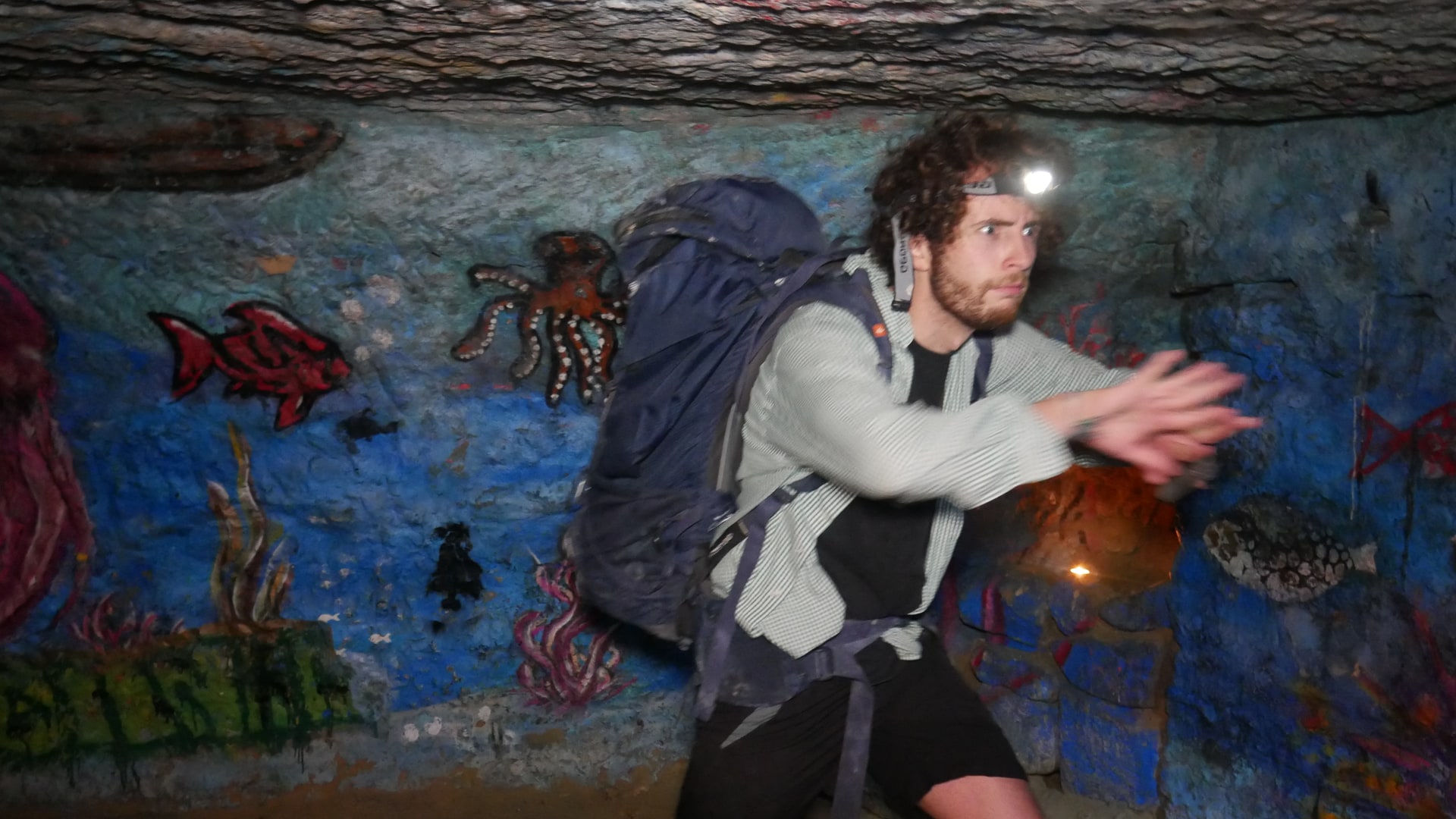Antoine showing us around